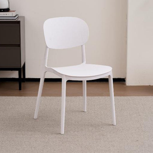 Silla Milán, Color Blanco, con Espaldar y Diseño Moderno