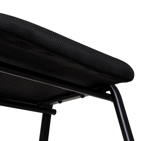 Silla Interlocutora, Negro, Con espaldar y diseño sencillo