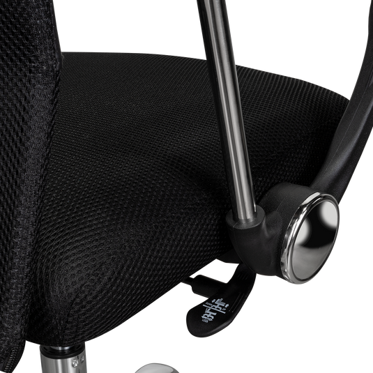 Silla Oficina X-50B, Negro, con Cómodo Espaldar y Rodachines