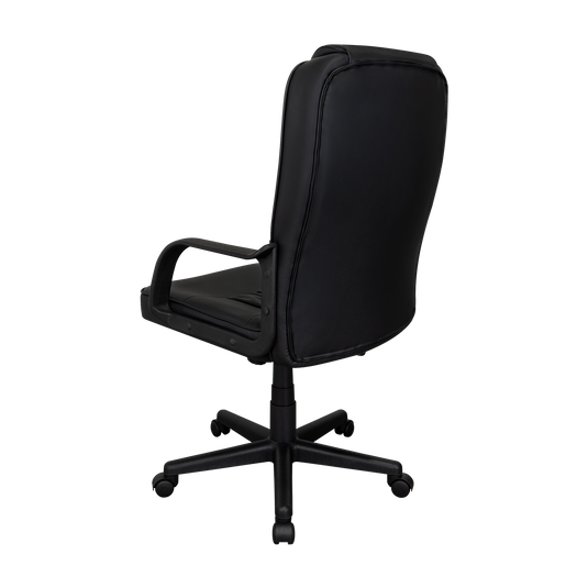 Silla Oficina X-69B, Wengue, con Cómodo Espaldar y Rodachines