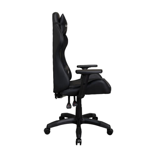 Silla Gamer X-71, Negro, con Cómodo Espaldar y Rodachines