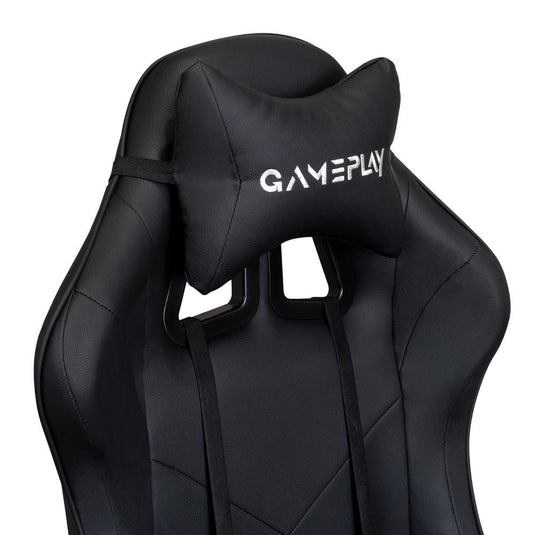 Silla Gamer X-71, Negro, con Cómodo Espaldar y Rodachines