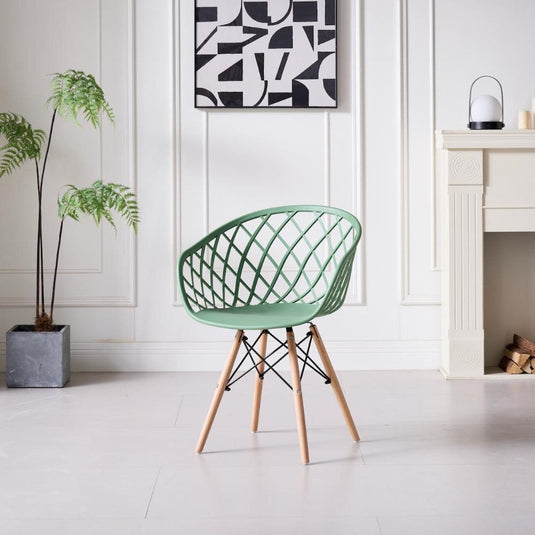 Silla Oasis con Brazos, Color Verde Olivo, con Espaldar