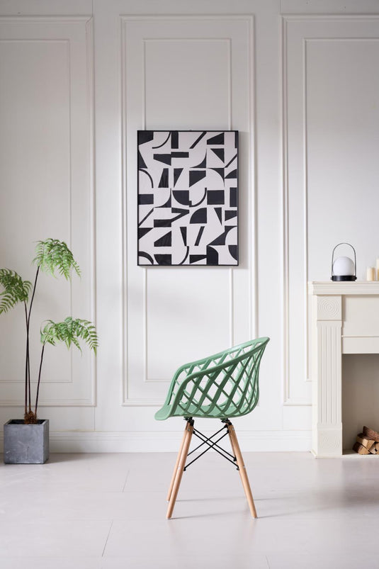 Silla Oasis con Brazos, Color Verde Olivo, Con espaldar