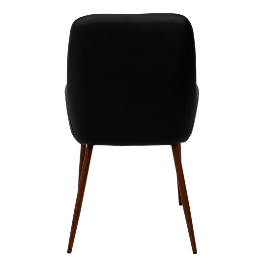 Sillas Clásicas Concept X2, Wengue y Café, con Cómodo Espaldar