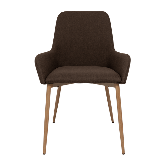 Sillas Clásicas Concept ST2 X4, Chocolate y Café Claro, con Cómodo Espaldar