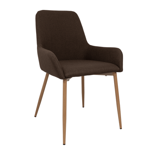 Sillas Clásicas Concept ST2 X4, Chocolate y Café Claro, con Cómodo Espaldar