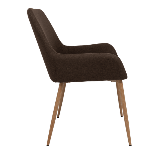 Sillas Clásicas Concept ST2 X4, Chocolate y Café Claro, con Cómodo Espaldar