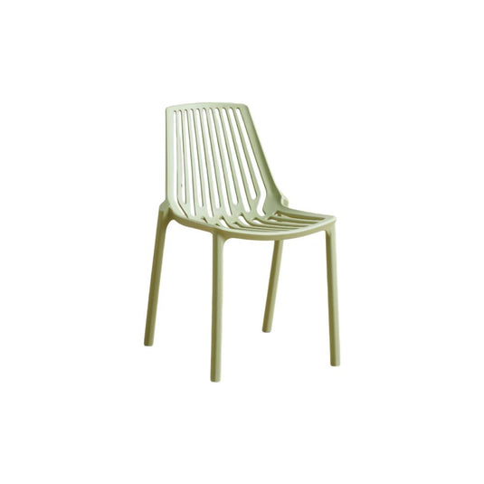 Set de 2 Sillas Tanger, Verde Olivo, con Espaldar y Diseño Moderno