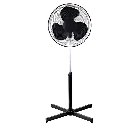 Ventilador Vertex 16, Negro, con Base en cruz, 3 Velocidades y 3 Aspas