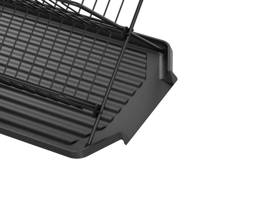 Escurridor de Platos Aqua, Negro, Metálico