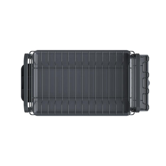 Escurridor de Platos Clarity, Negro, Metálico de 2 Niveles