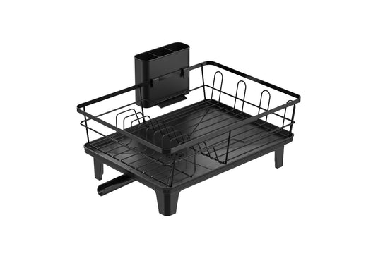 Escurridor de Platos Drip, Negro, Metálico