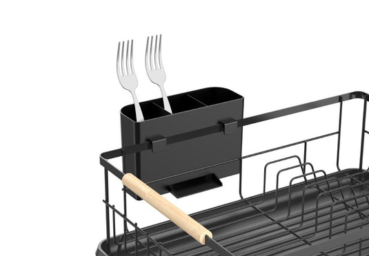 Escurridor de Platos Nova, Negro, Metálico