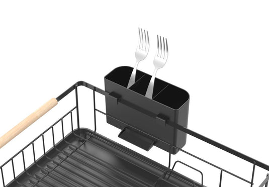 Escurridor de Platos Nova, Negro, Metálico