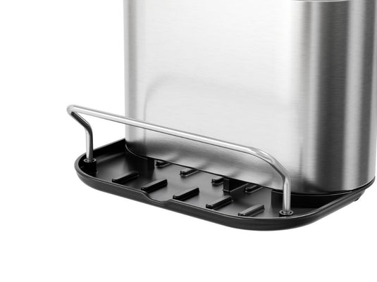 Dispensador Jabón de Platos Fluvora , Negro y Gris Metalizado, 3 en 1