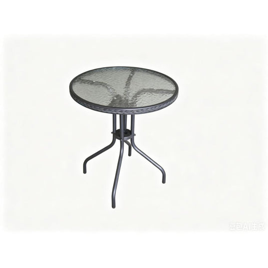 Juego de Terraza Rattan Bari, Color Negro