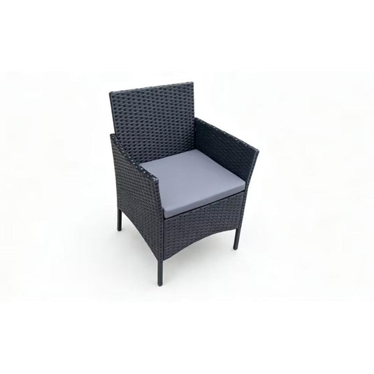 Sala de Terraza Mime, Negro y Gris