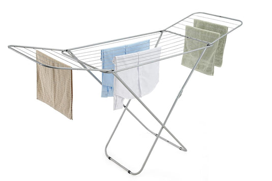 Tendedero de Piso Ecodry, Gris, Plegable y Extendible