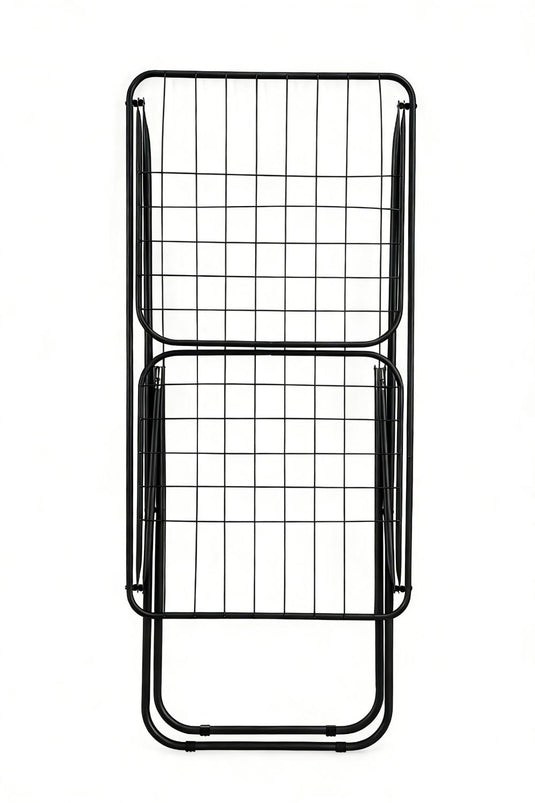 Tendedero De Piso Ecodry, Negro, Plegable y Extendible
