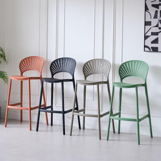 Combo Cuatro Silla Alto Paraíso, Color Terracota, Negro, Taupe y Verde Olivo