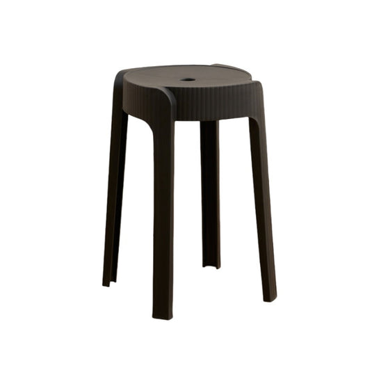 Butaco Apilable Maison, Color Negro, Diseño Moderno