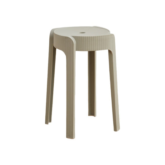 Set de 2 Butacos Apilable Maison, Color Gris Oscuro, Diseño Moderno