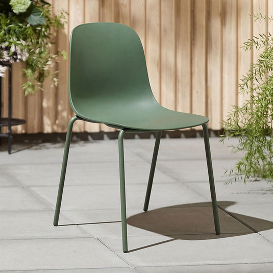 Silla Aiara, Color Verde Olivo, Diseño Moderno