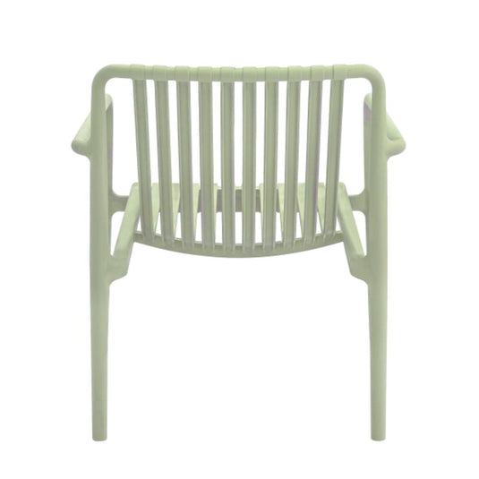 Set de 2 Sillas Lounge Parma, Verde, con Espaldar y Diseño Moderno