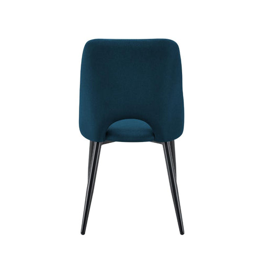 Set de 4 Sillas Urban, Color Azul, con Espaldar y Diseño Moderno
