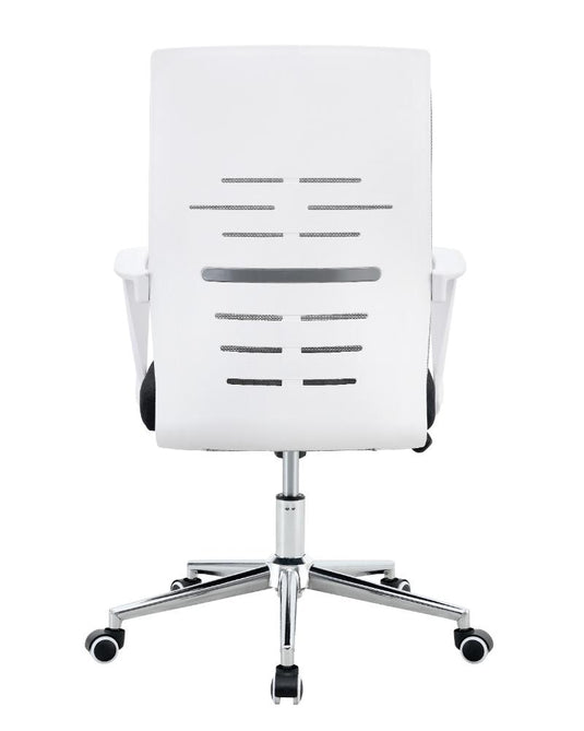 Silla de Escritorio Vertex, Gris, Ergonómica con Reposabrazos