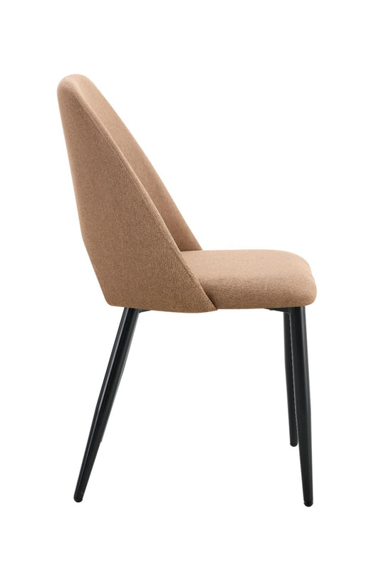 Set de 4 Sillas Urban, Color Marrón, con Espaldar y Diseño Moderno