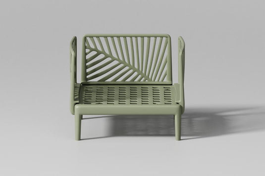 Sala de Exterior Astratto, Verde Olivo