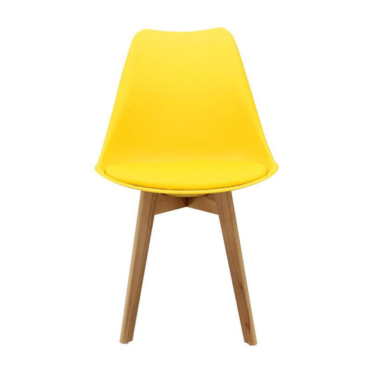 Kit Por 4 Silla Joly - Amarillo