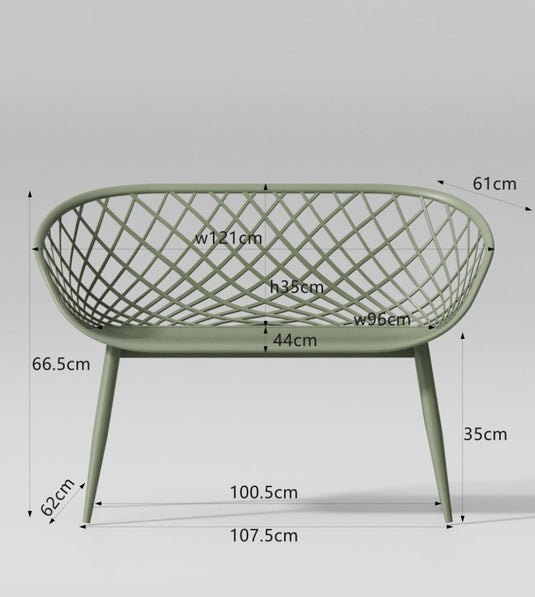 Sala de Exterior Salerno, Verde Olivo