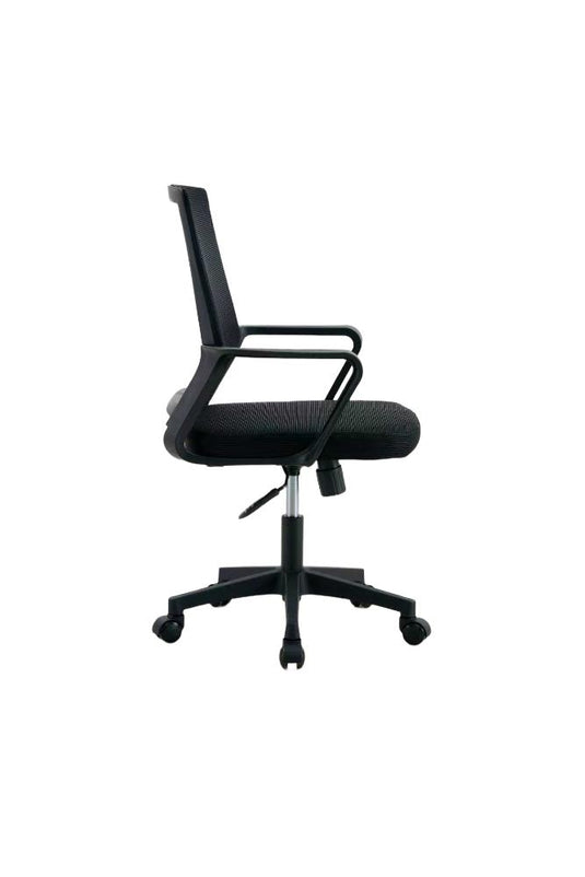 Silla de Escritorio Regal, Negro, ergonómica con reposabrazos