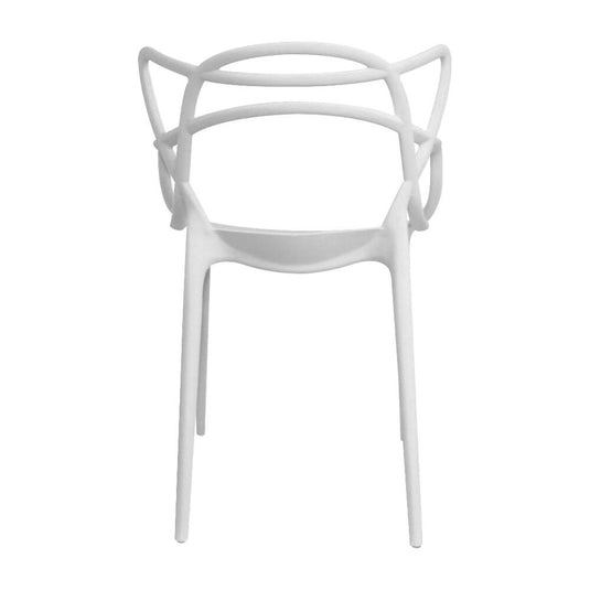 Kit por 2 Silla Solna Para Sala Comedor Jardín - Blanca