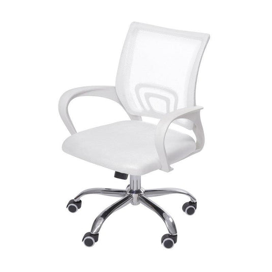 Kit Por 2 Silla Para Oficina Escritorio Ergonómica - Blanca