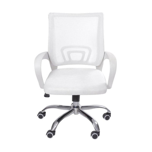Kit Por 2 Silla Para Oficina Escritorio Ergonómica - Blanca