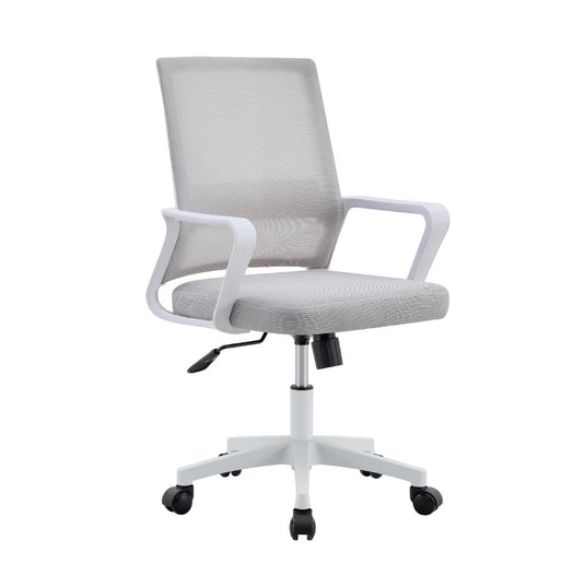 Silla de Escritorio Regal, Gris, Ergonómica con Reposabrazos