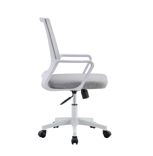 Silla de Escritorio Regal, Gris, Ergonómica con Reposabrazos