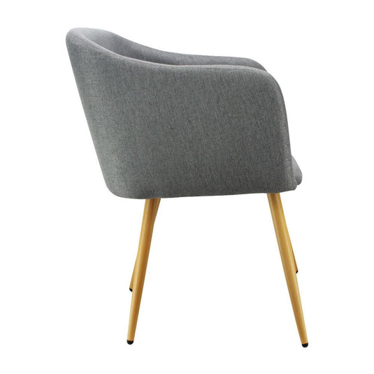 Silla Charla BM con Brazos - Gris
