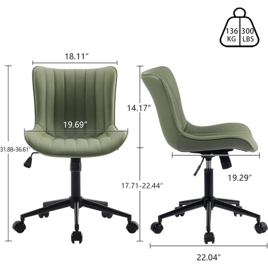 Silla De Oficina YOUNIKE Sin Brazos Con Ruedas
