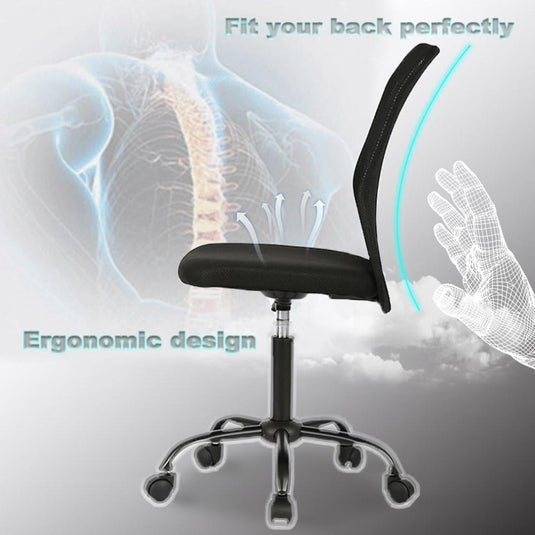 Silla De Oficina BestOffice Negro Ergonómica