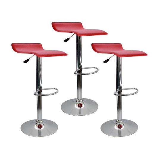 Kit por 3 Silla Wave Bar - Rojo