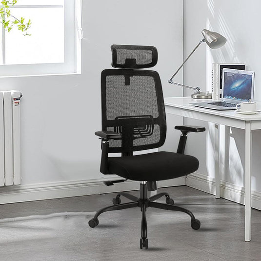 Silla De Oficina Ergonómica, Schwake, Negro