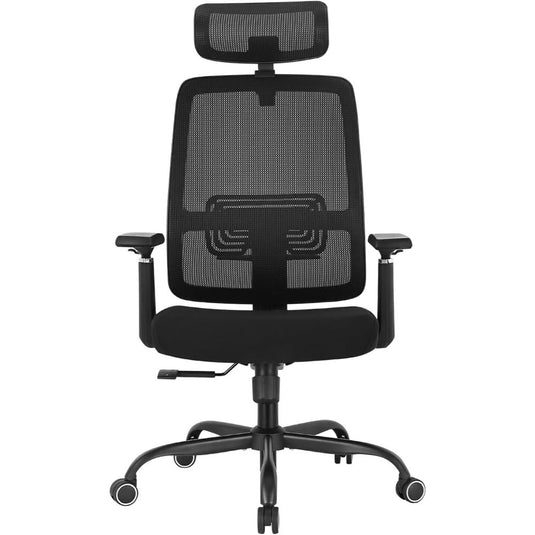 Silla De Oficina Ergonómica, Schwake, Negro