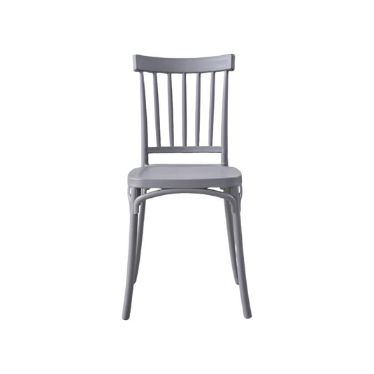 Silla Claus, Color Gris Oscuro, Con espaldar y diseño minimalista