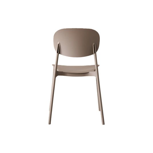 Set de 2 Sillas Milán, Color Taupe, con Espaldar y Diseño Moderno