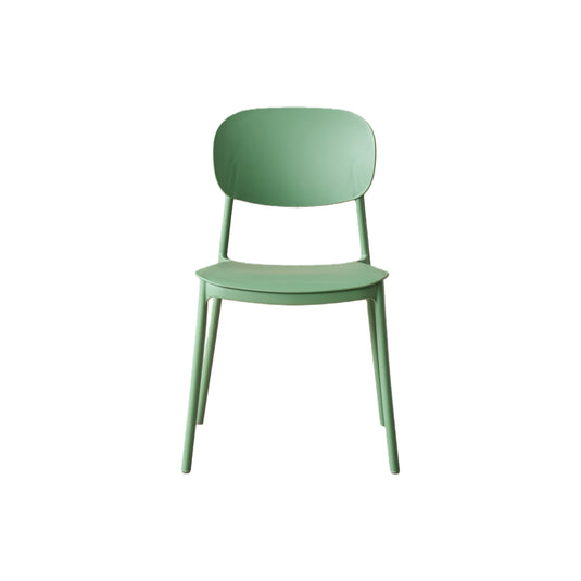 Set de 2 Sillas Milán, Color Verde, con Espaldar y Diseño Moderno